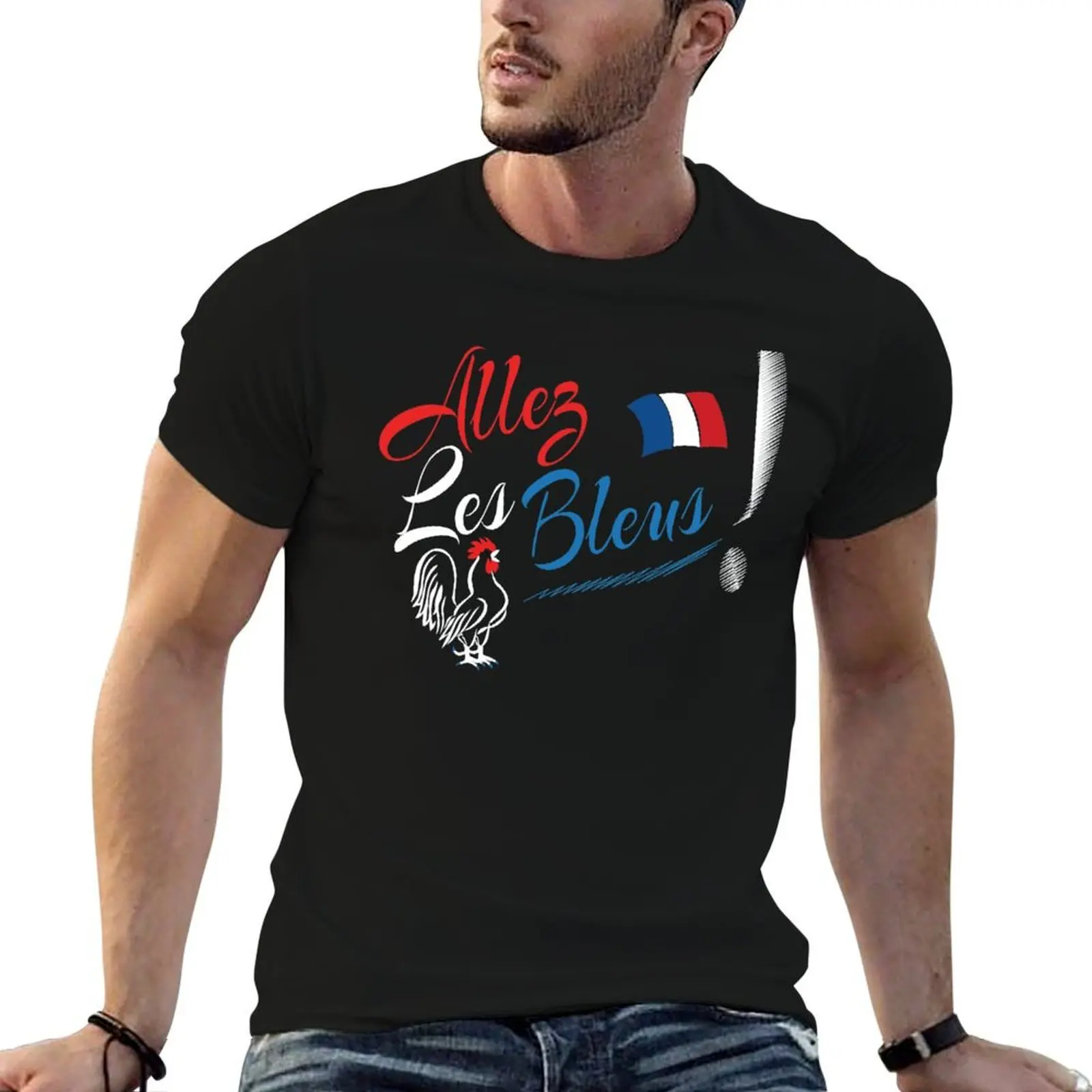 France Soccer Football World Allez Les Bleus Shirt T-Shirt blacks vintage mens t shirts pack
