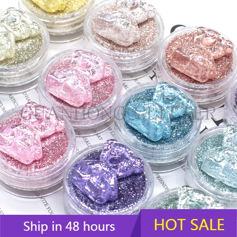 

YTYIN New Arrival 5g Sample Free Hexagons Nail Polish Cosmetic Glitter Powder Factory Outlet Fine Pigment for Body and Face Make