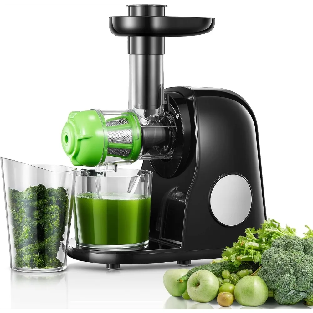 Juicer Machines, Professional Celery Slow Masticating Juicer Extractor Easy To Clean, Cold Press Juicer with Quiet Motor