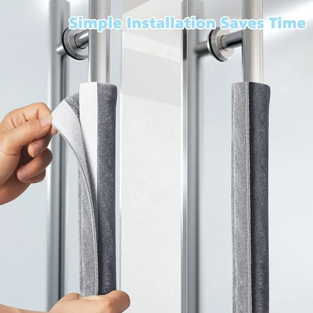2Pcs Kitchen Appliances Gloves Dustproof Refrigerator Door Handle Cover Handmade Decor Protector for Fridge Ovens Dishwashers