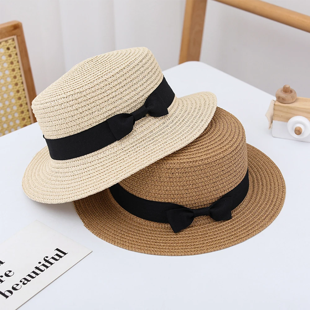 NEW Summer Hat for Women Straw Hats Travel Beach Sun Hat Short brim Hat UV Protection Summer Holiday Hats