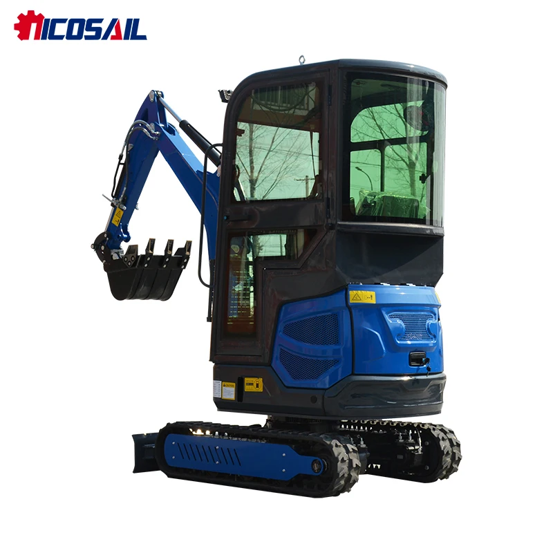 حفارة صناعية صغيرة معتمدة من مادة EPA - تصميم زاحف للبناء وتربية المزرعة والحيوانات