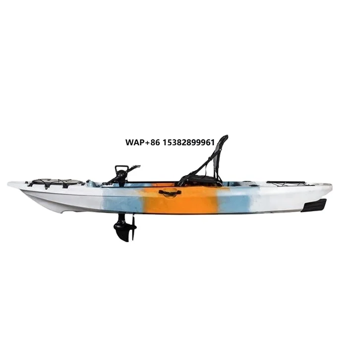 

New 10ft Fishing Pedal Kayak with Drive Rudder System with Aluminum Backsest