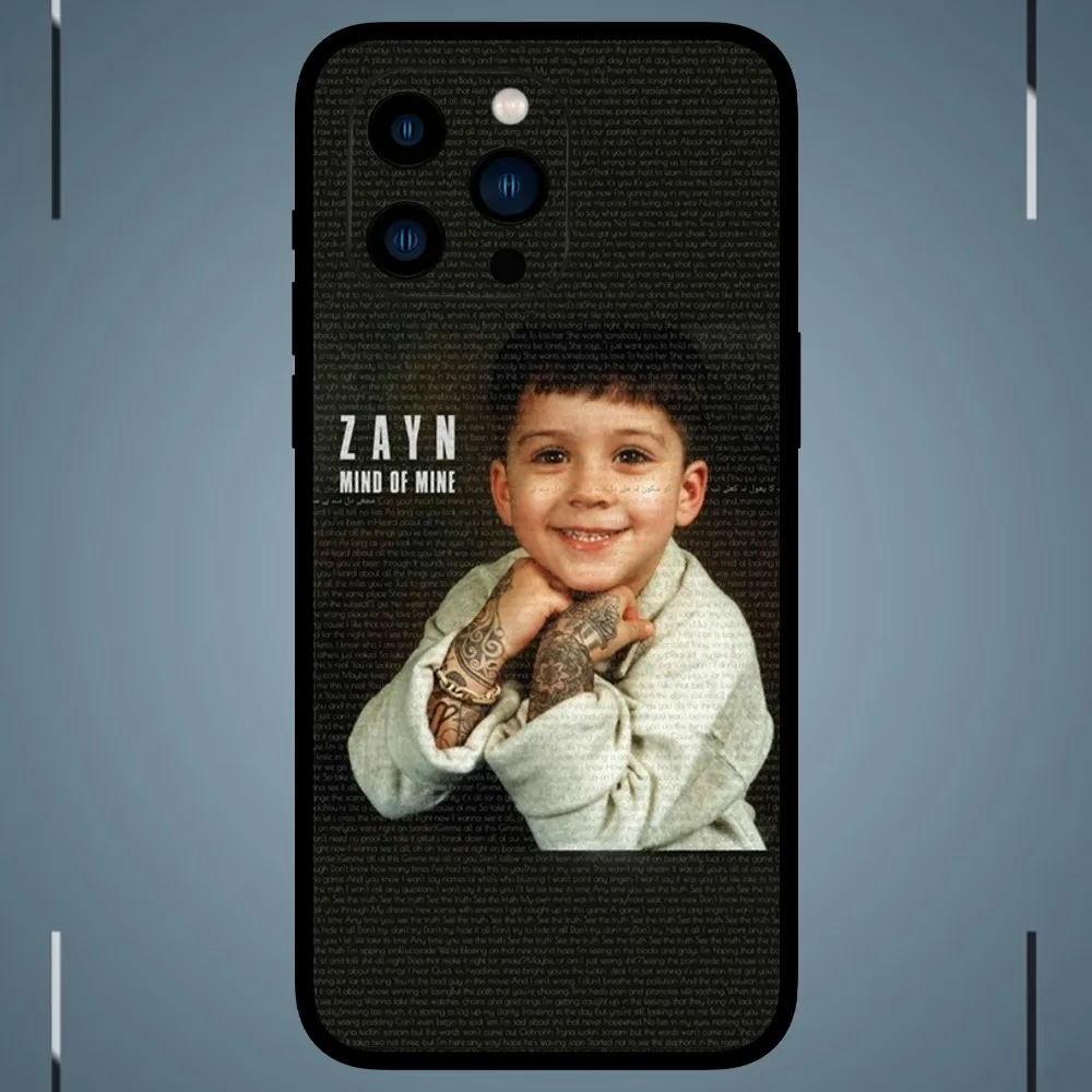 Singer Zayn Malik Phone Case For iPhone 15 14 13 12 11 Pro Max mini XS XR X 8 Plus SE Cover