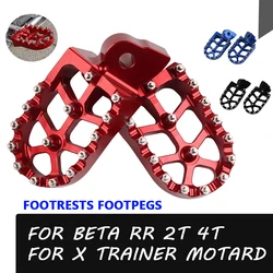For BETA X Trainer 250 300 Motard RR 125 350 390 400 430 450 480 498 500 520 525 2T 4T Accessories Footrest Footpeg Foot Pegs
