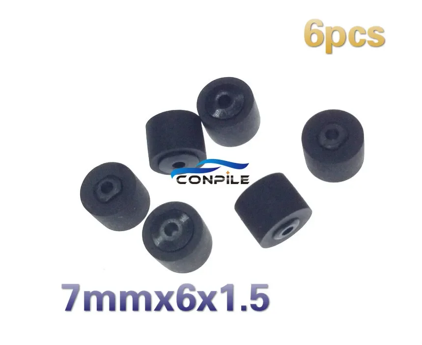 6pcs 7mmx6x1.5 pinch roller for Sony WM-702 701 F702 F707 WM-F707 WM-R707 WM-701C WM-702 cassette deck player