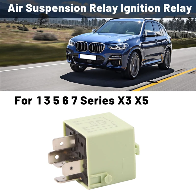 61368373700 Car Air Suspension Relay Ignition Relay for BMW 1 3 5 6 7 Series X3 X5 V23134-K59-X312