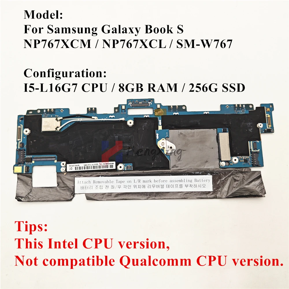 Original For Samsung Galaxy Book S SM-W767 NP767XCM NP767XCL