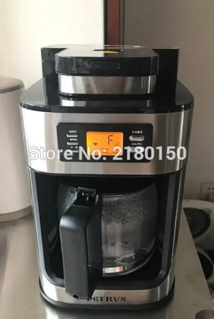 Máquina de café Moedor de feijão doméstico Máquina de fazer café