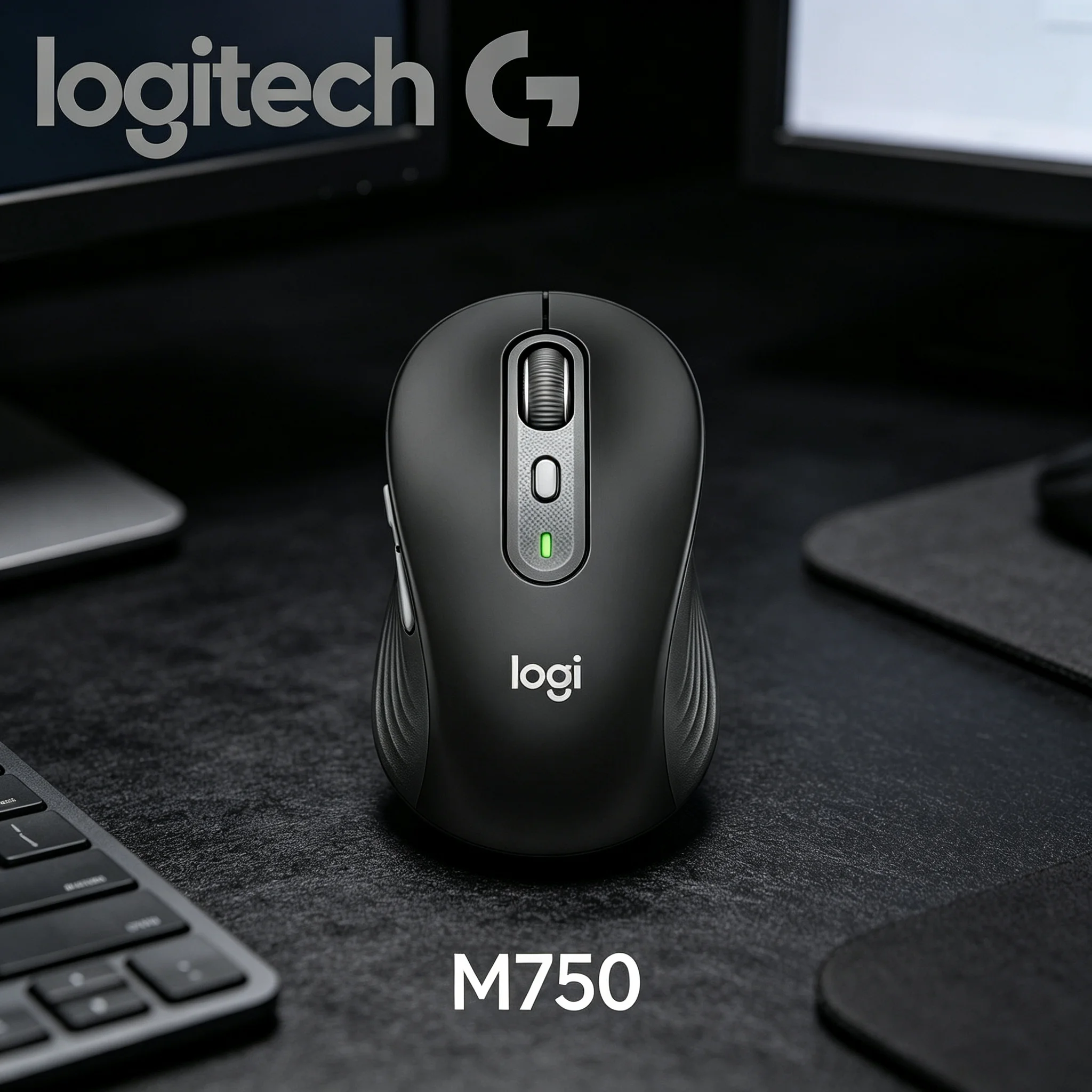 Logitech M750 Multi‑Device Switch Wireless Mouse Convenient To Toggle Between Work Laptop And Home Desktop Computer