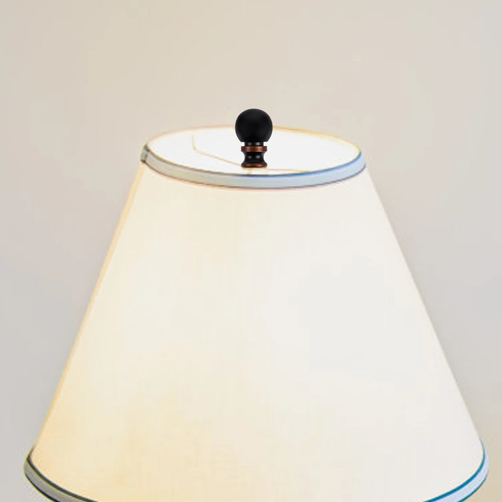 

2Pcs Lamp Finial Cap Decoration Vintage Style Metal Finial for Lamp Shades Easy Install Thread Nut Home Decor Lighting Upgrade