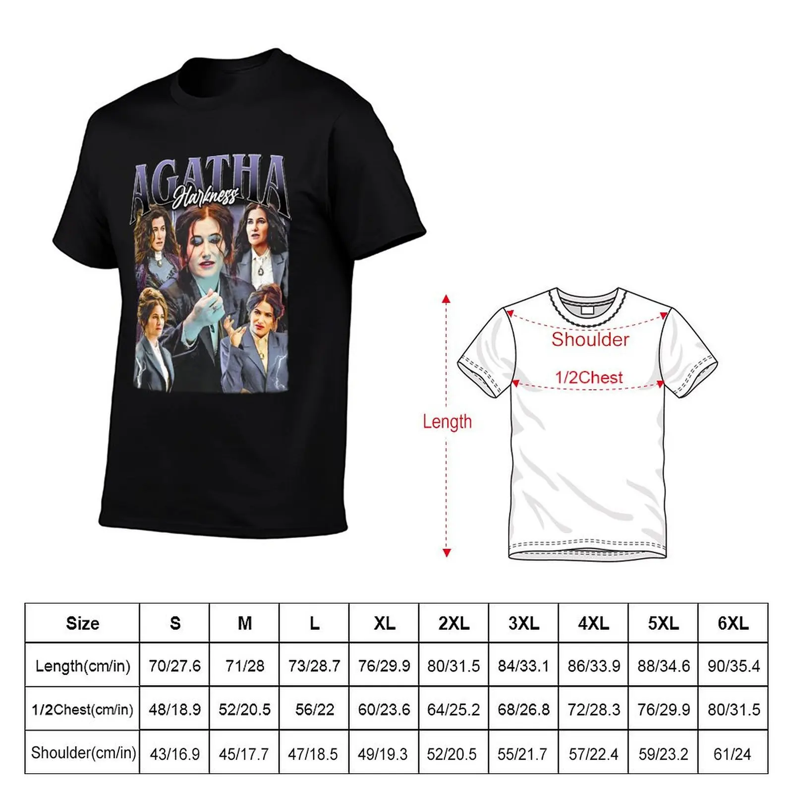 Agatha Harkness Vintage Premium T-Shirt Aesthetic clothing custom t shirt men t shirts high quality