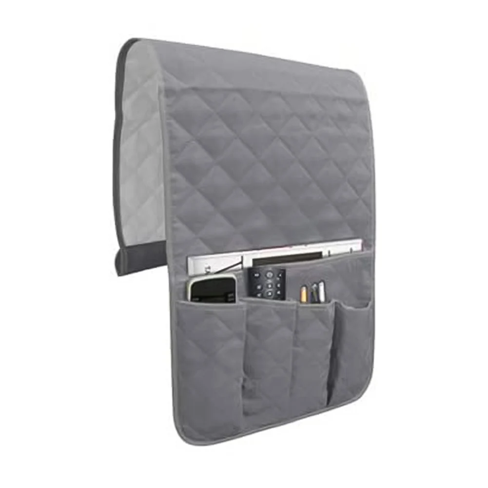 Non Slip Sofa Armrest Organizer with Multiple Pockets for Recliner Couch Storage Remote Controls Glasses and Mobile Accessories