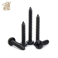 100pcs Cross Round Head Phillips Self-tapping Screw M1 M1.2 M1.4 M1.5 M1.7 M2 M2.3 M2.6 M3 M3.5 M4 Carbon Steel Wood Screw