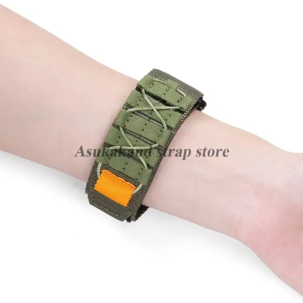 عالية الجودة النايلون حزام الساعات ل GA110 GA2100 DW5600 حزام (استيك) ساعة الأخضر المعصم للرجال سوار الرياضة حزام ساعة الملحقات