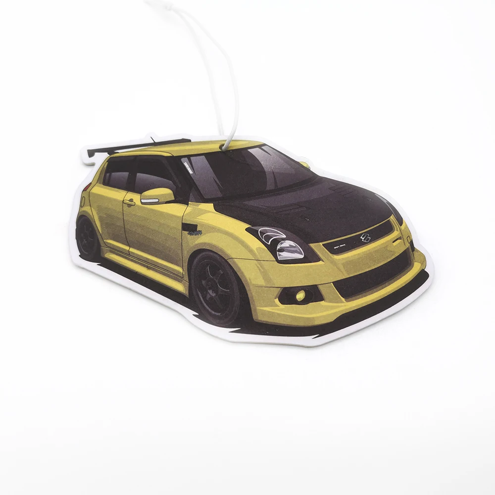 New arrival JDM Racing Performance Car Rearview Mirror Pendant Air Freshener Solid Paper Decoration For SUZUKI Jimmy SWIFT New