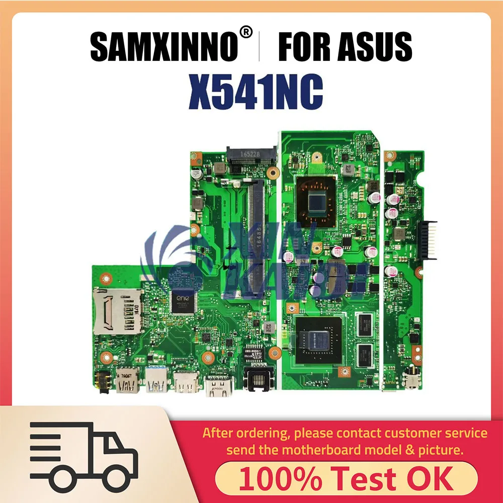 노트북 메인보드, ASUS X541N X541NC A541NA A541NC R541N F541N 노트북 마더보드 N4200 N3350 GT810M 100% 테스트 OK 