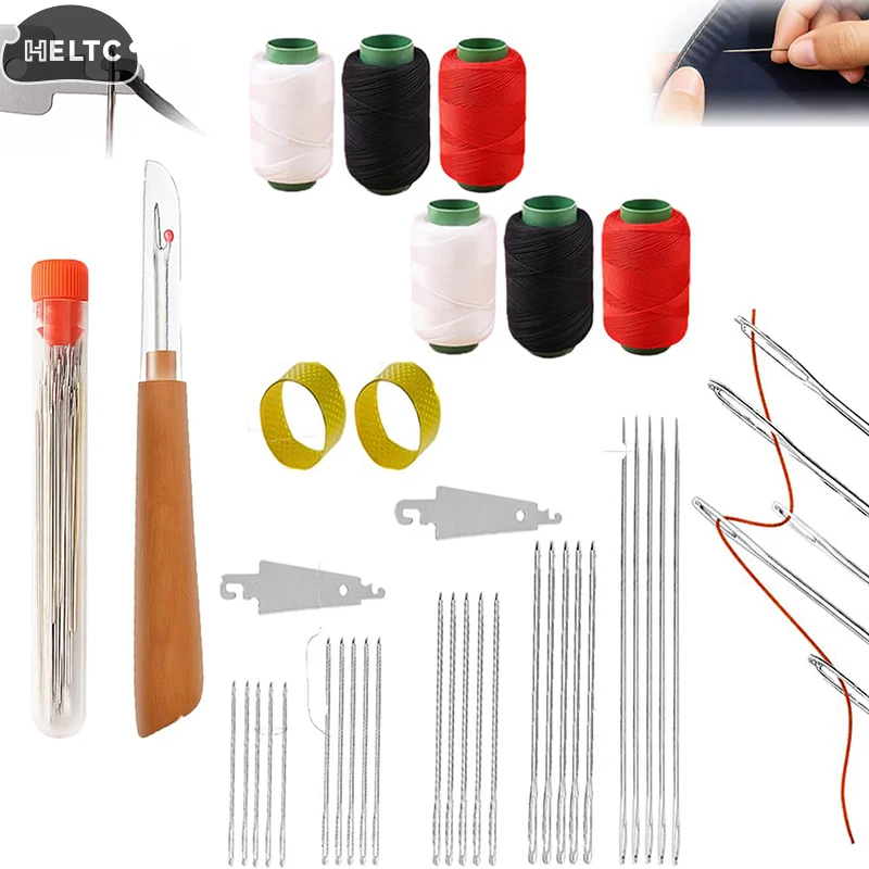 37pc/set Large Eye Sewing Needles Stainless Steel Needles Set With Diverse Practical Tools Home DIY Jewelry Apparel Craft Sewing