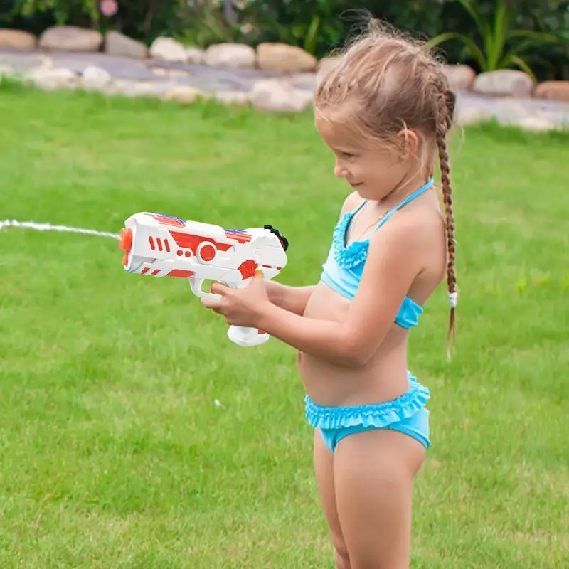 Pistolas de agua para niños, potente pistola de chorro de agua con capacidad de 250ML, juego de pistolas de agua para piscina de verano al aire libre, agua de playa