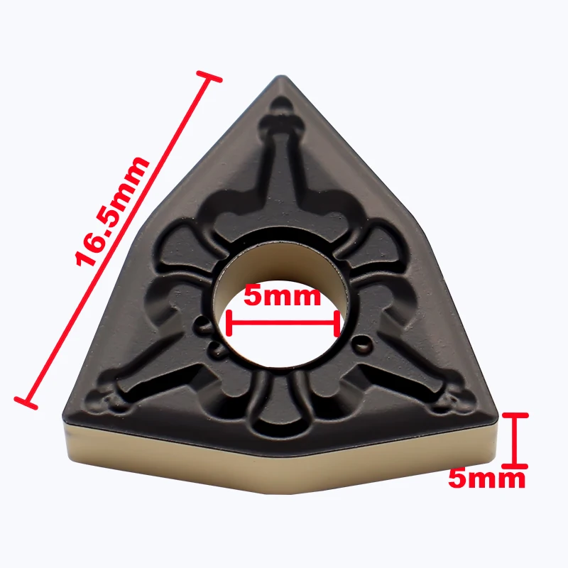 WNMG080408 Carbide Inserts External Turning Tool CNC Cutting Tools Set WNMG080404 For Steel parts 4225 Double Color