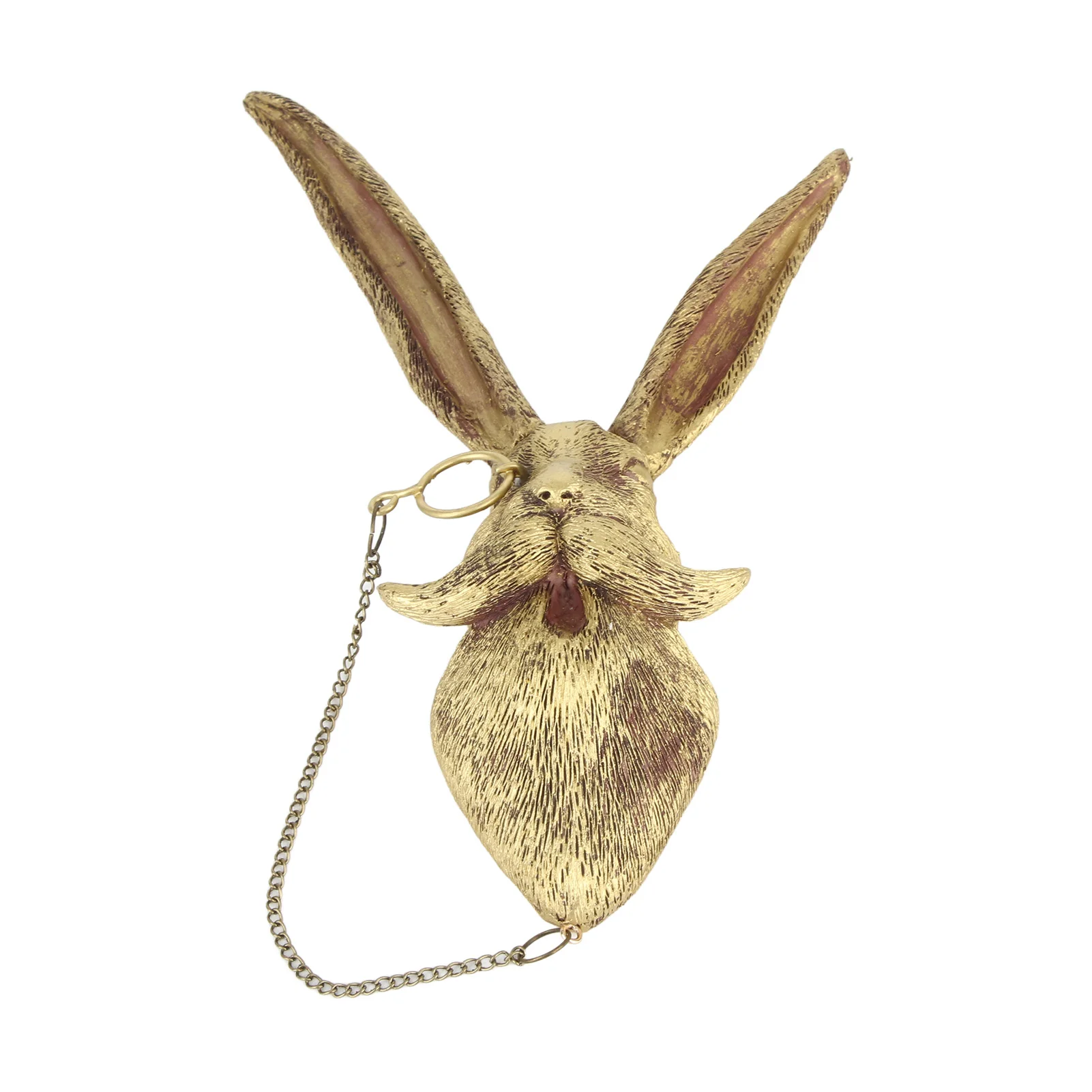 Wohnkultur, Heimdekoration, wasserdicht, bronziertes Harz, Tier-Hängeskulptur, Sonnenschutz, Tierkopf, Wandbehang, Ornamente