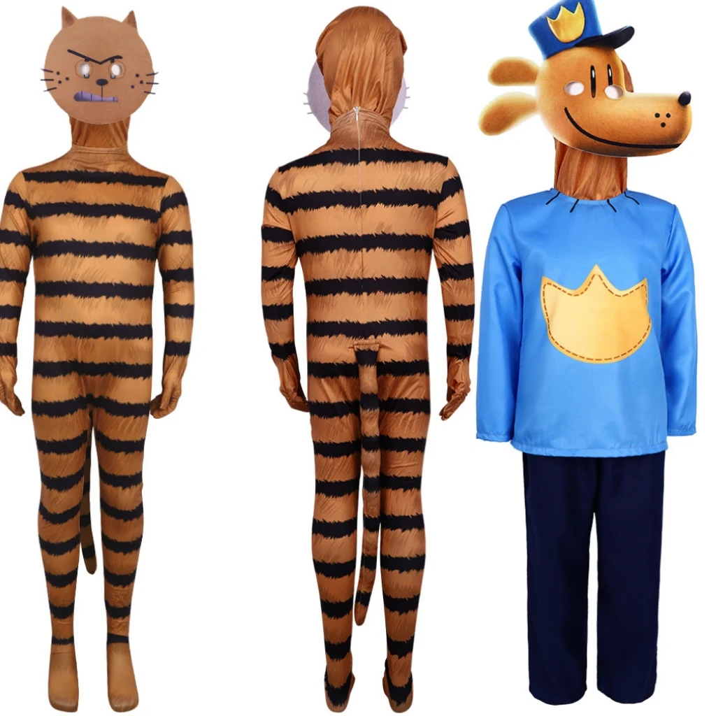 

Deteive Dog Cosplay Costume Full set Halloween Carnival Party Outfits