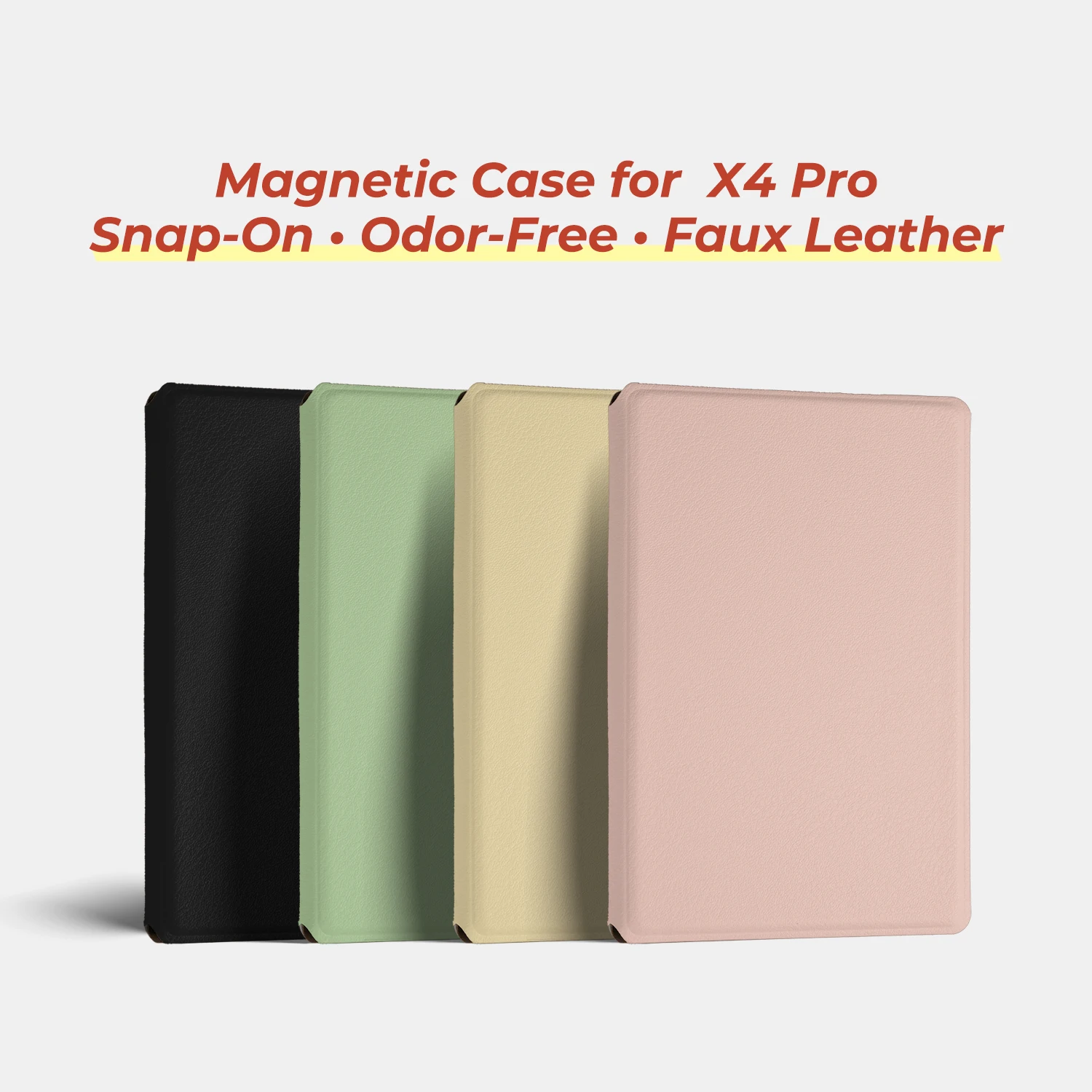 twosheep English Quotes Case suit for XTEINK X4 Pro XTEINK X4Pro Pure Magnetic Frameless Thin Shell Slim Skin Protective Guard