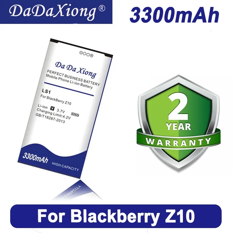 DaDaXiong 3300mAh LS1 LS-1 For BlackBerry STL100-2 LTE STL100-3 Z10 STL100-1 Cell Phone Battery