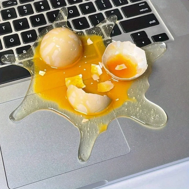 1-delige April Fools' Day gebroken ei mobiele telefoonhouder, gebarsten paasdecoraties, slagroommelkthee grapspeelgoed