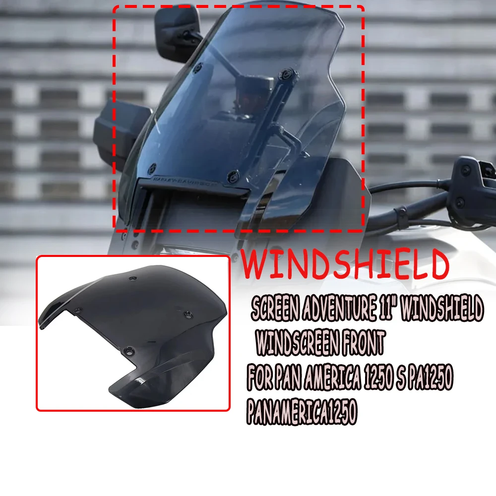 

Suitable for Pan Am 1250 S PA1250 Pan Am 1250 2021 motorcycle windshield, front windshield, adventure 11 inch windshield