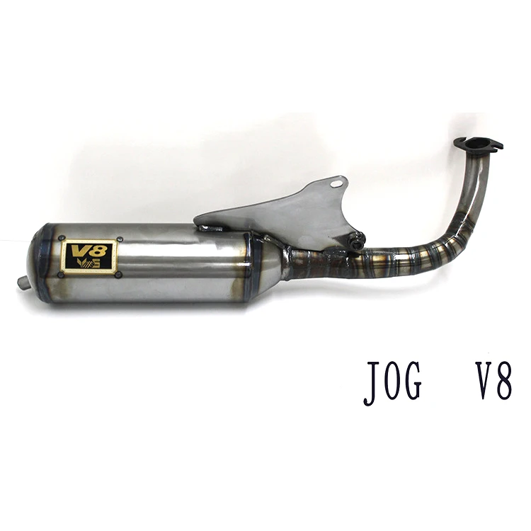 Motorcycle Racing V8 exhaust pipe Full Exhaust System for JOG V8 DIO V8 BWS V8 ZX V8 26AA JOG90 DIO90 RR DIO 26AA ZX