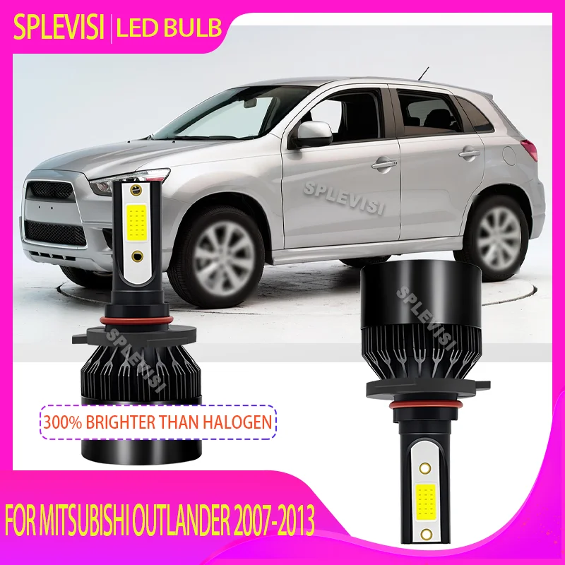 

LED Headlight High Beam 6000K White Long Lasting Quick response For Mitsubishi Outlander 2007 2008 2009 2010 2011 2012 2013