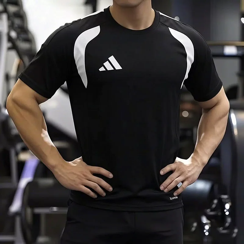 Adidas Men's 2026 Summer New Style TIRO26L JSY M Casual Short-Sleeved T-Shirt KB1348-KB1350
