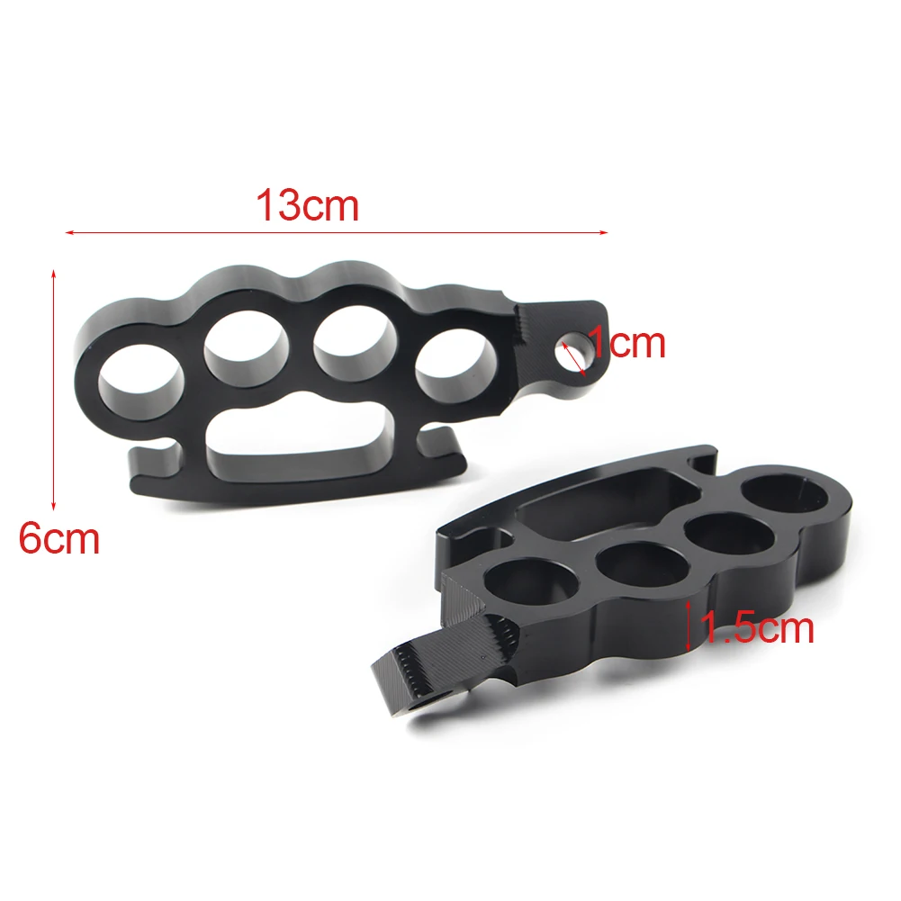 Aluminum Motorcycle Knuckle Foot Pegs Floor Board Controls Footpeg For Harley Davidson Dyna Softail Sportster Touring TU2