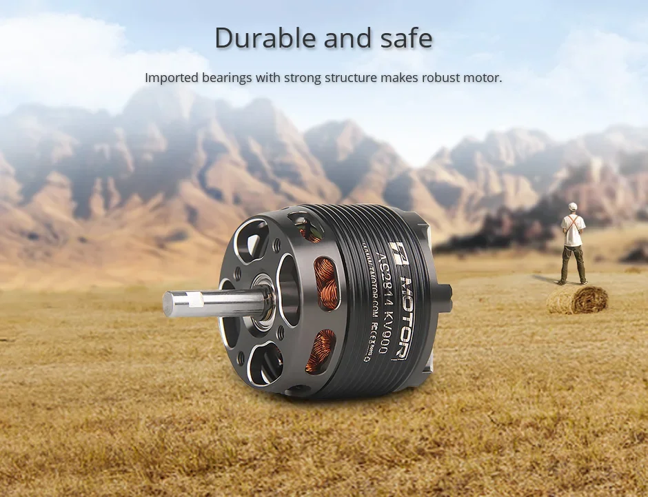 T-MOTOR T-Hobby Hobby AS2820 Brushless Motor Long Shaft KV600 KV880 KV1050 KV1250 For RC Drone Fixed Wing Outdoor FPV