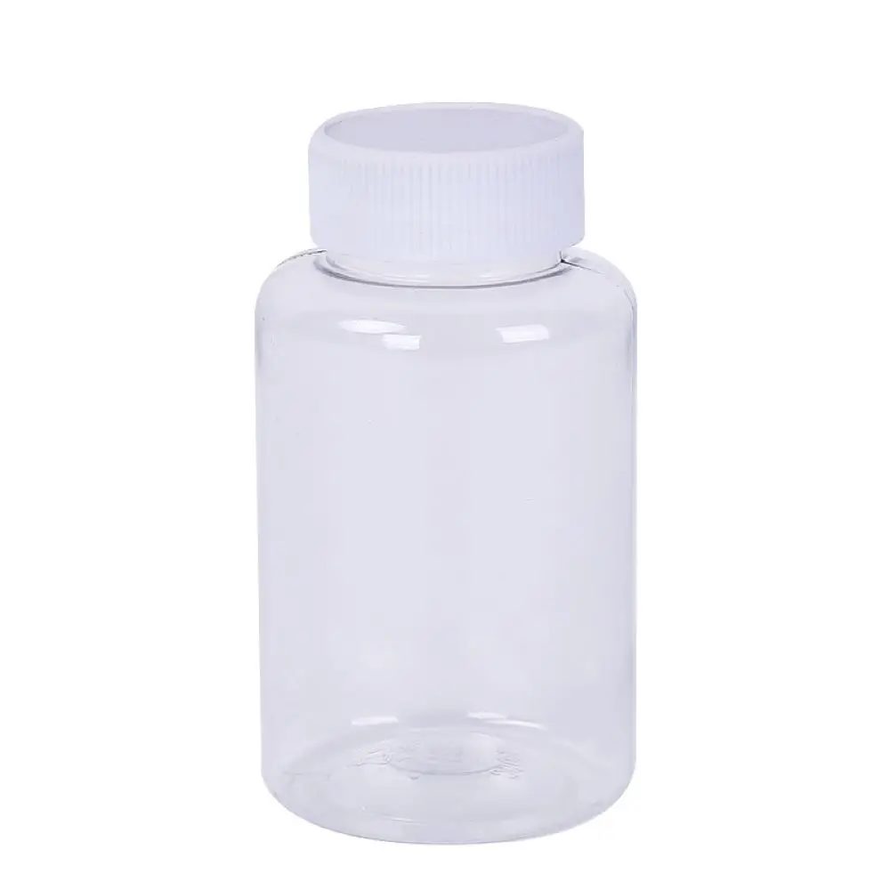 15ml 20ml 30ml 50ml 100ml 150ml Plastic Sealed Tablet Bottle PET Pill Container Medicine Capsule Bottle Wide mouth White Cap