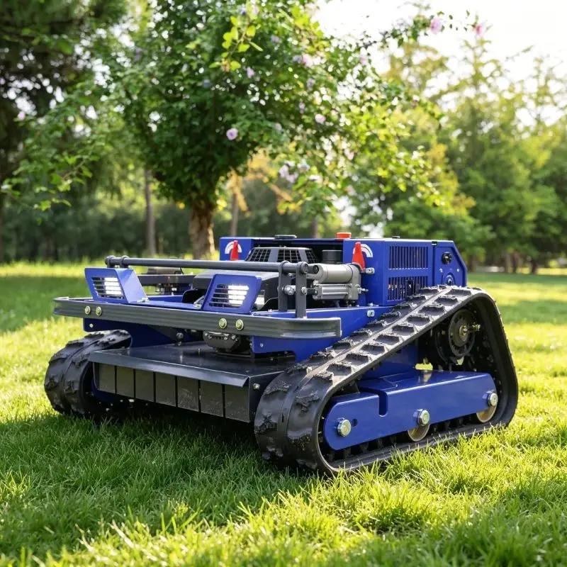 

Customized remote-controlled lawn mower track type high-power weeding machine for agriculture, forestry and orchards