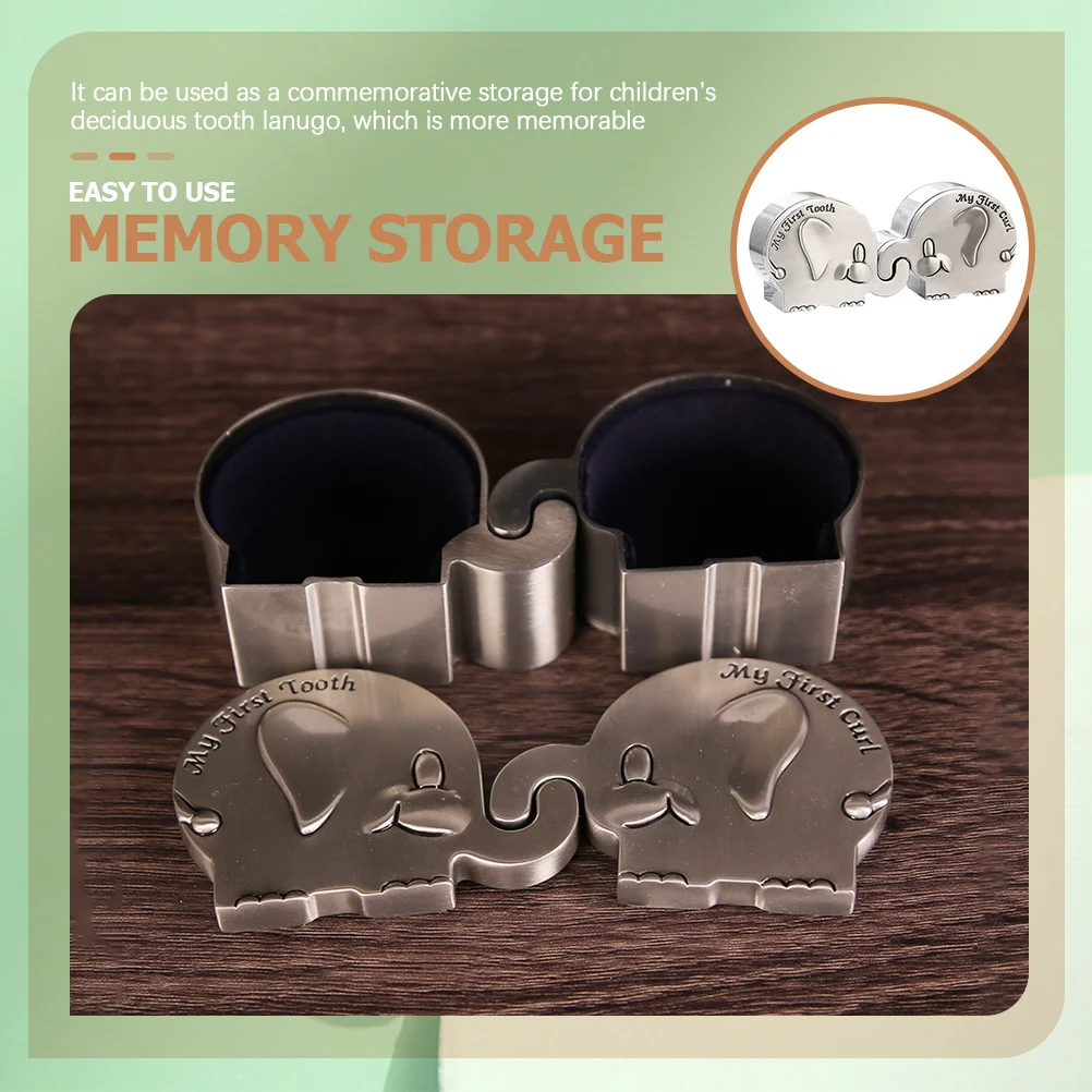 

Baby First Birthday Gift Milk Teeth Keeper Keepsake Case Children Tooth Holder Boxes