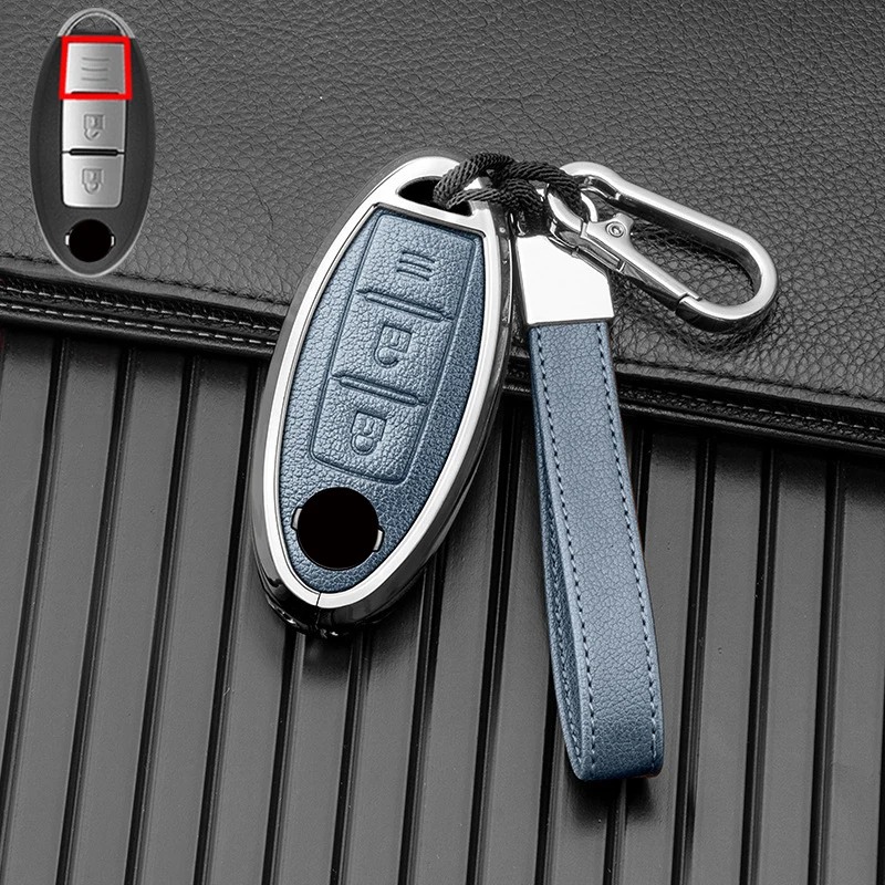 

Car Key Case Cover Shell For Nissan Rogue XTrail T32 T31 Qashqai J11 J10 Kicks Tiida Pathfinder Murano Juke Versa Note Infiniti