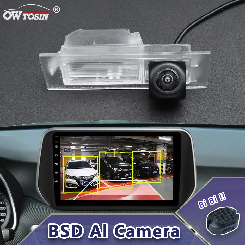 

1920x1080P AHD AI Car Vehicle view Camera For Jeep Renegade 2015 2016 2017 2018 2019 BSD Blind Spot Radar Alarm Monitor