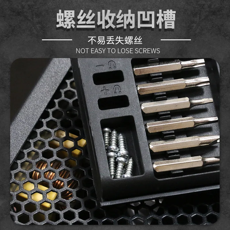 

24 in 1 precision screwdriver aluminum handle push-pull magnetic set maintenance and disassembly tool