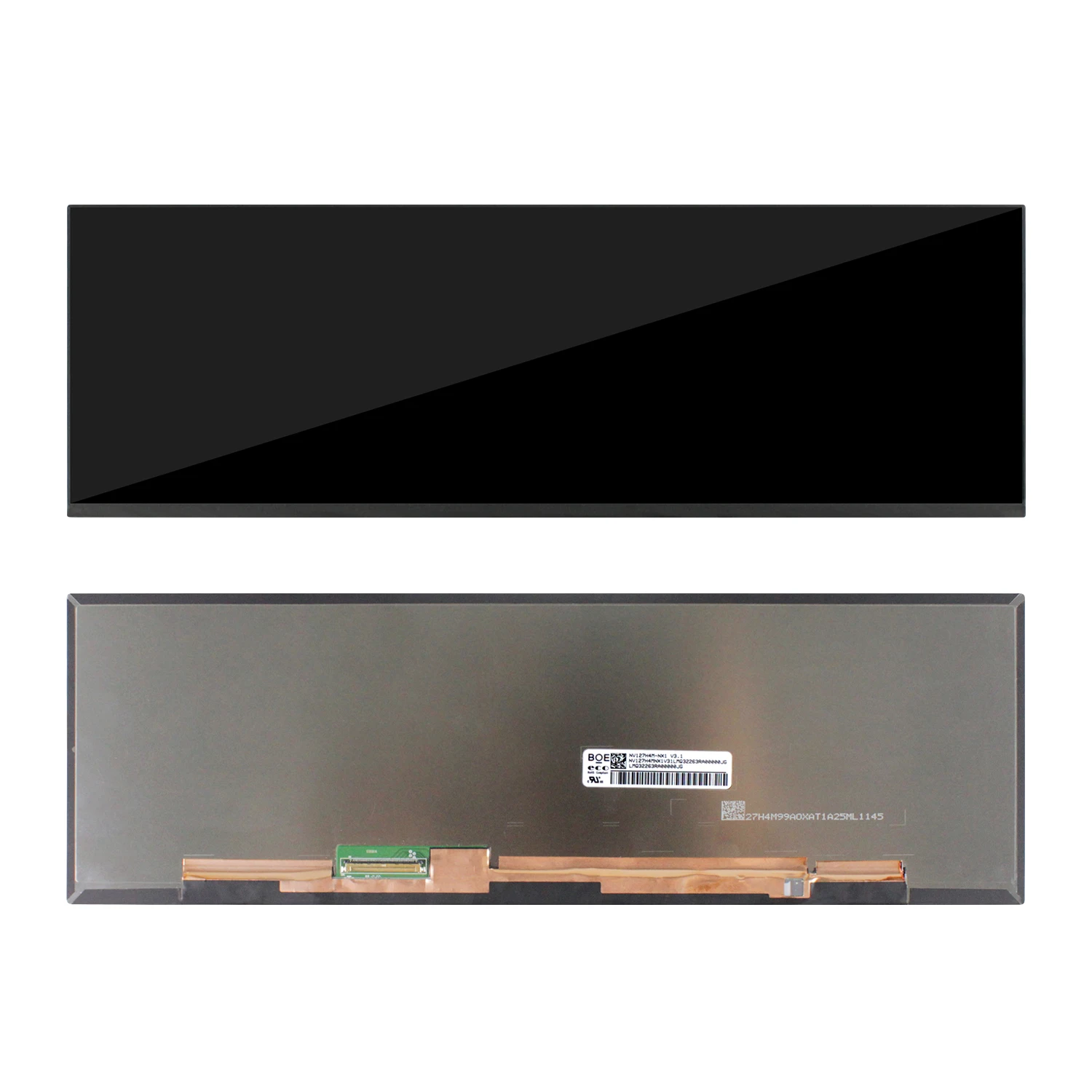 12.7 Inch  2880x864  LCD Display NV127H4M-NX1 IPS Long bar screen chassis screen due to billboard bulletin board, etc.