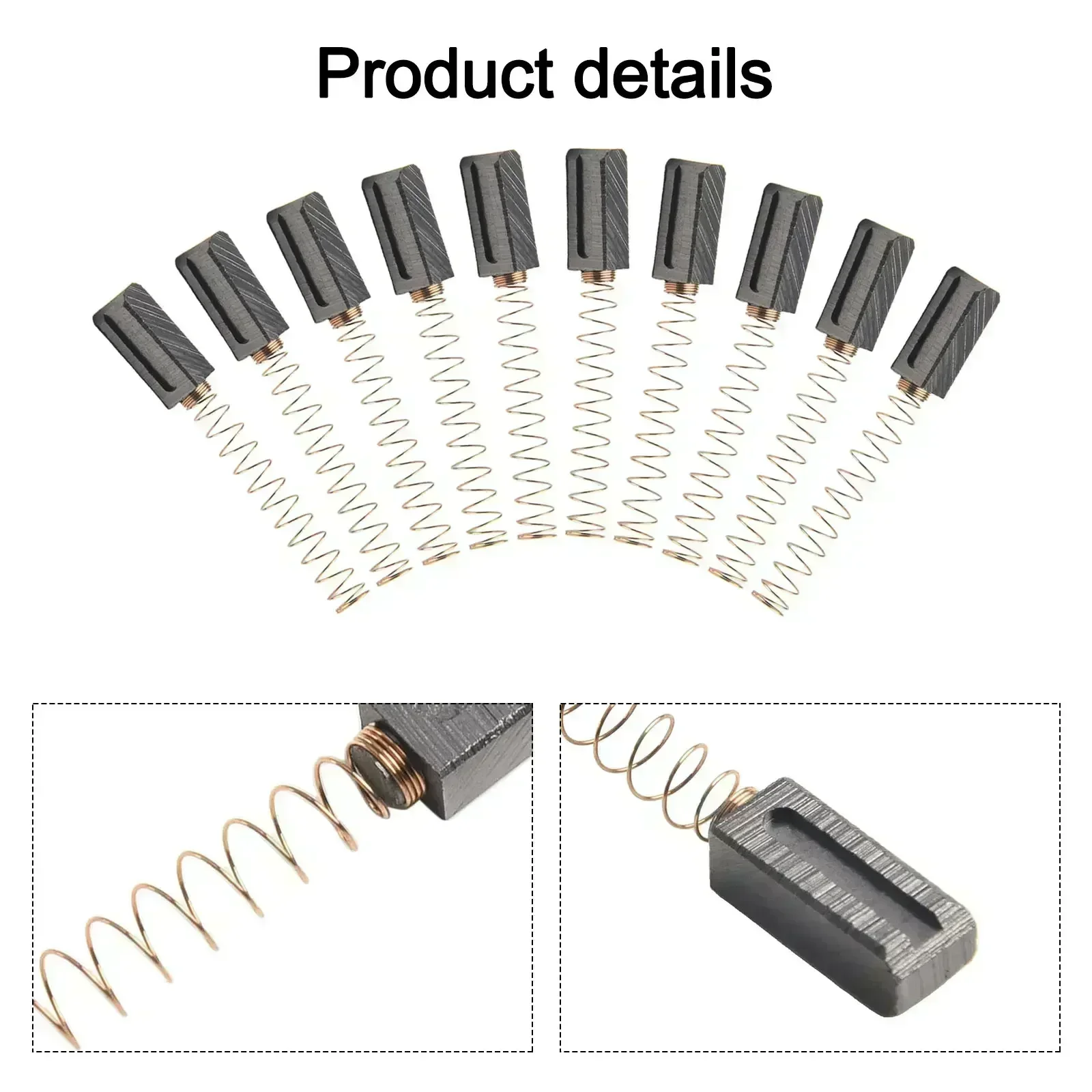 

20 шт., угольная щетка, триак S/PID, сварка горячим воздухом/сварочный аппарат для пластика, двигатель, высокое качество, 14x6x5 мм, аксессуары для электроинструментов