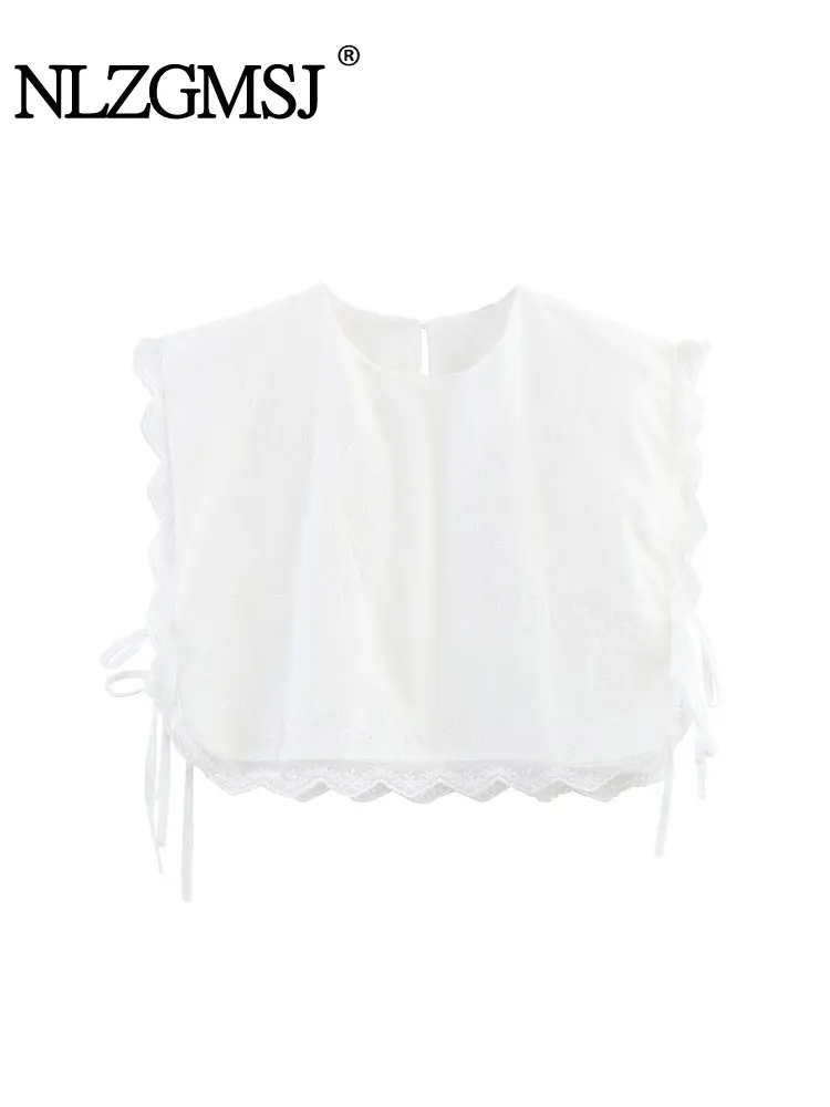 

Лето 2025 г., повседневные шикарные женские топы, однотонный тонкий жилет без рукавов с бантом и вышивкой, модные праздничные топы