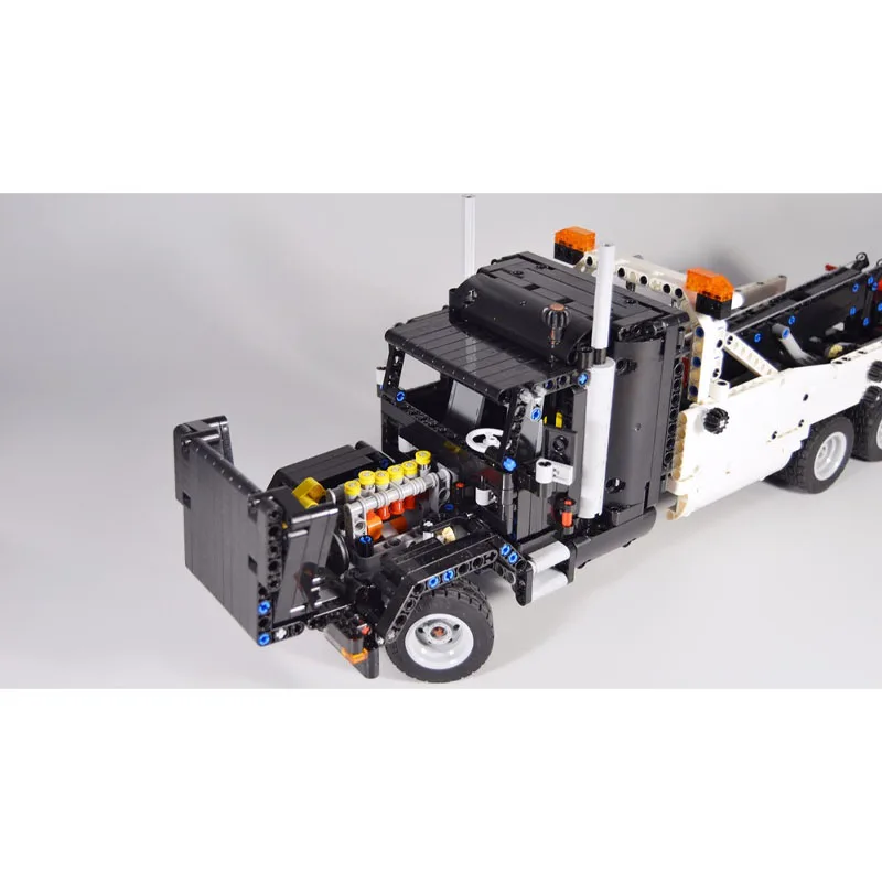 MOC-96797 Cargo Transport rapTrailer Camion Bâtiment nuits Modèle 1280 Pièces Garçon Enfants Anniversaire Construction nuits Jouet Cadeau