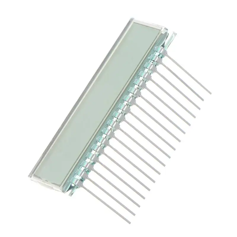 1/2/5PCS 17PIN TN Positive 6-Digit Segment LCD Panel Without Backlight 3V 6-Digit 8-Character TN Segment LCD Display