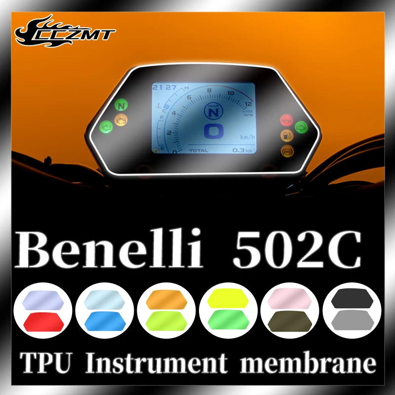 Aksesori Speedometer pelindung layar Film pelindung goresan Cluster sepeda motor untuk Benelli 502C 502 C BJ500-6A 2019 2020