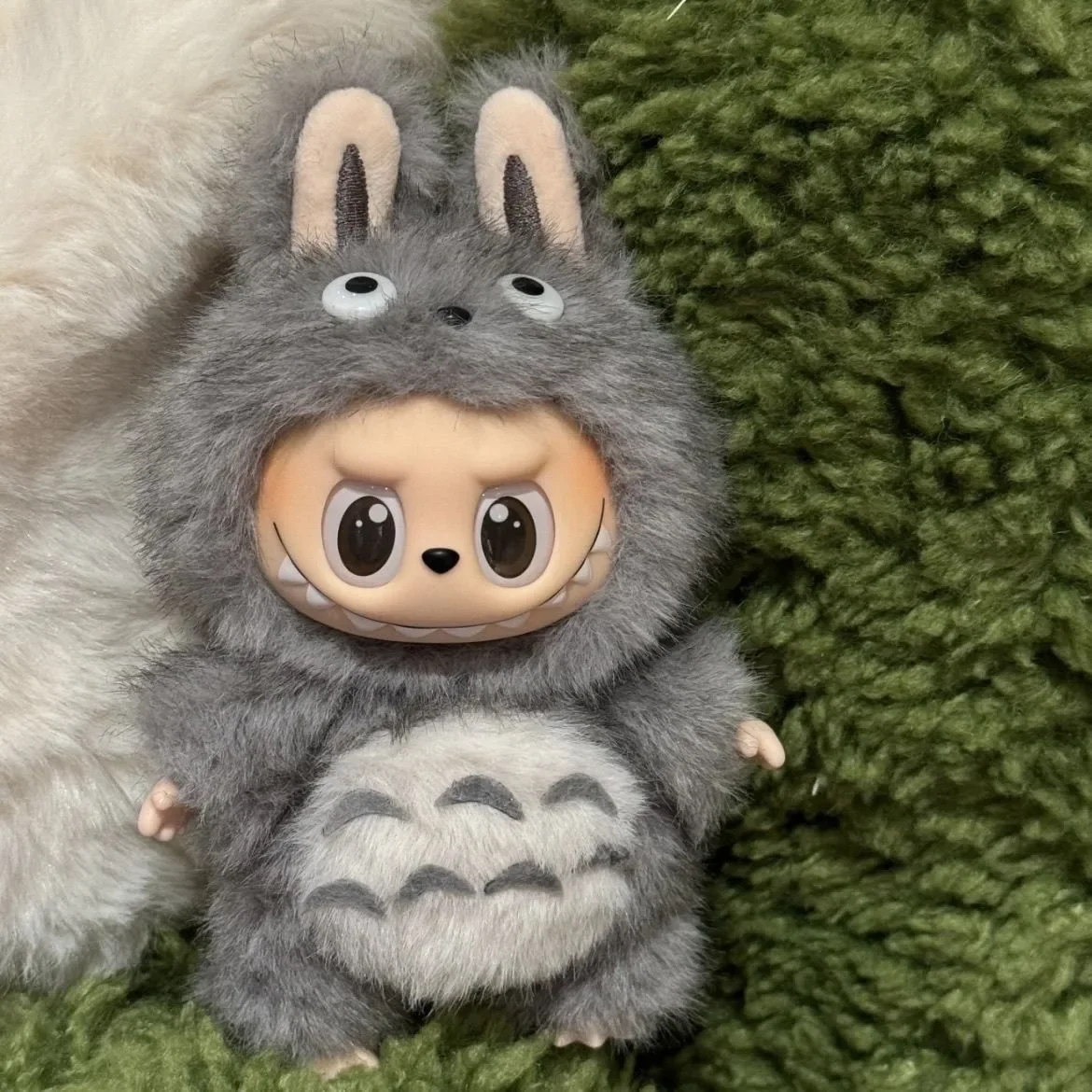 

For 17cm Labubu Clothes Plush Cute Totoro Baby Clothes 15-17cm Doll Pendant Clothes Standing Posture Baby Clothes
