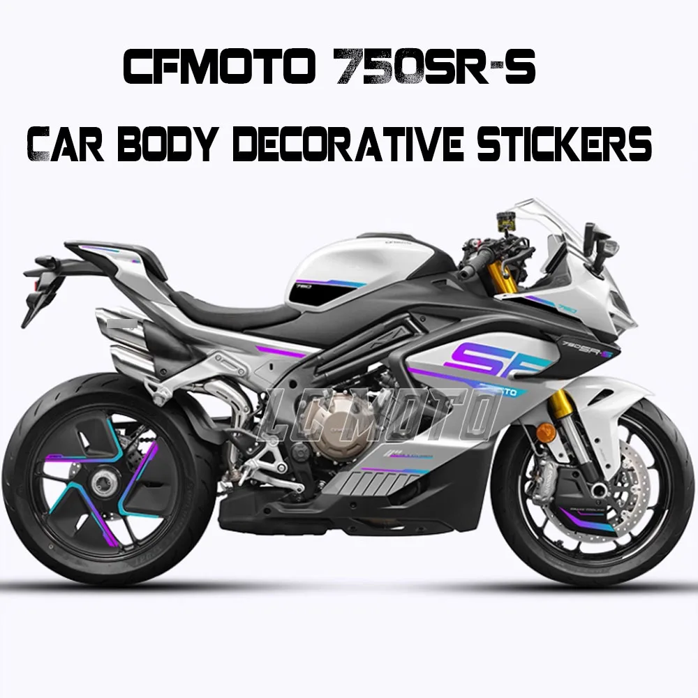 

For CFMOTO 750SR-S Motorcycle Body Decorative Stickers Scratch-Resistant Decals Decorative Stickers Modification Accessories