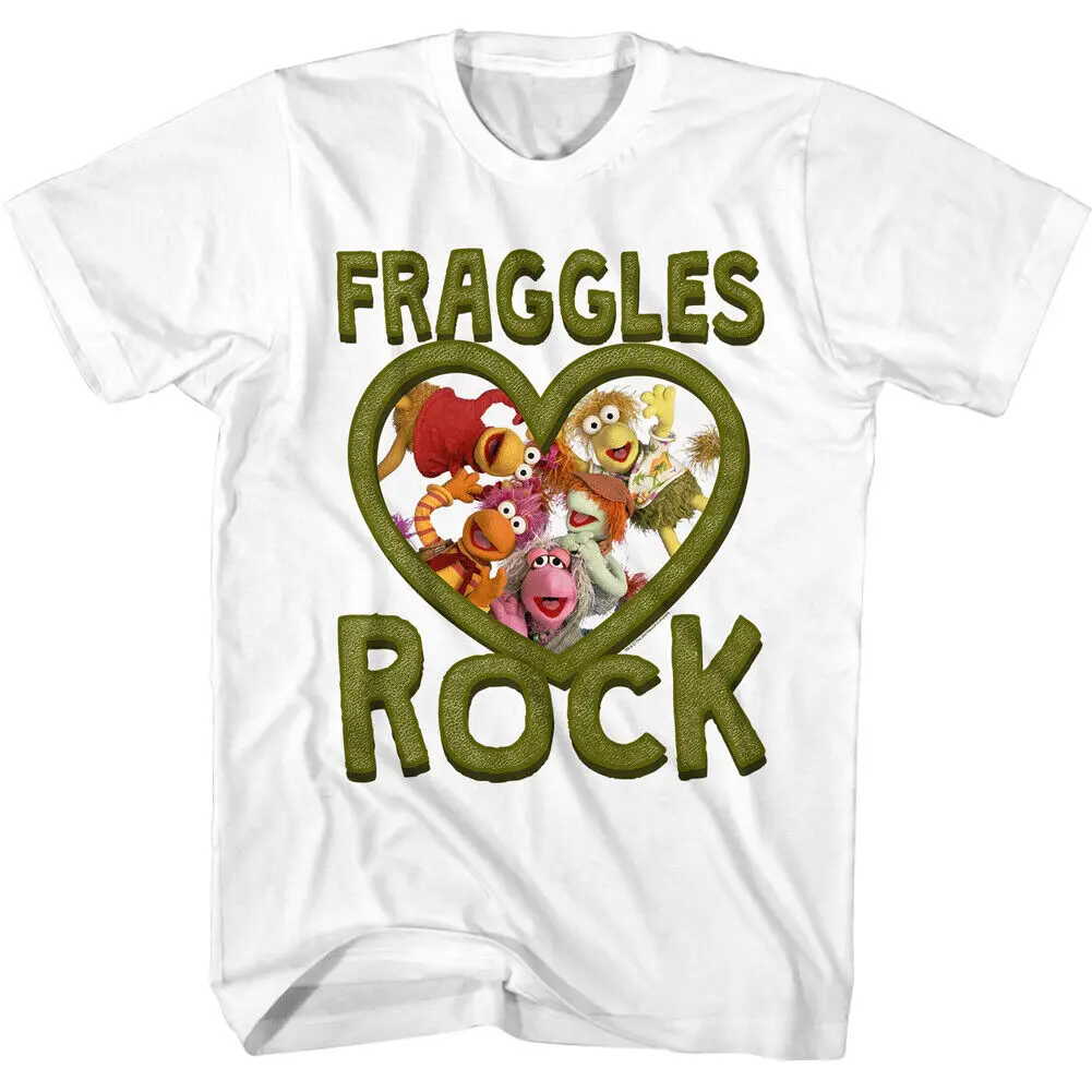 Fraggle Rock Jim Henson 80's Puppeteer Fraggles Love Heart Men's T Shirt